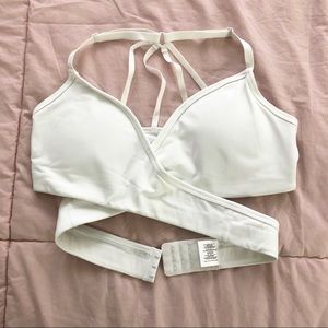 NWOT Alphalete surface wrap bra - size small